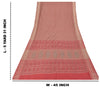 Sanskriti Vintage Brown Soft Blend Silk Saree Bollywood Floral Woven 5.5+YD Sari