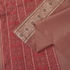 Sanskriti Vintage Brown Soft Blend Silk Saree Bollywood Floral Woven 5.5+YD Sari