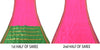 Sanskriti Vintage Pink-Green Pure Silk Saree Zari Hand Woven & Solid Sari 6+YD