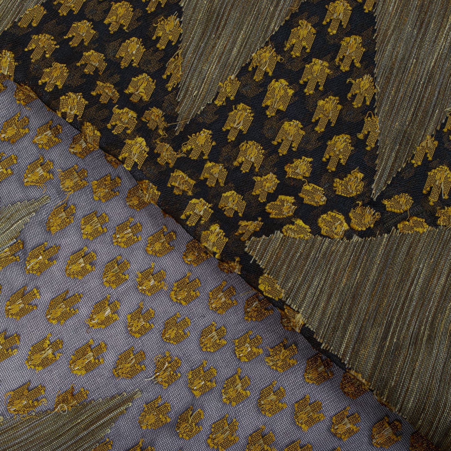 Sanskriti Vintage Black Pure Cotton Saree Tant Hand Woven Bengali Sari 5+YDCraft