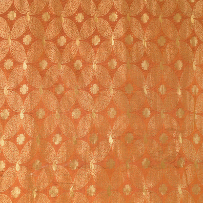 Sanskriti Vintage Multi Soft Pure Silk Saree Brocade Woven Sari 5.5+YD Craft