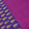 Sanskriti Vintage Blue-Pink Pure Silk Saree Paisley Woven Sari 6+YD Craft Fabric