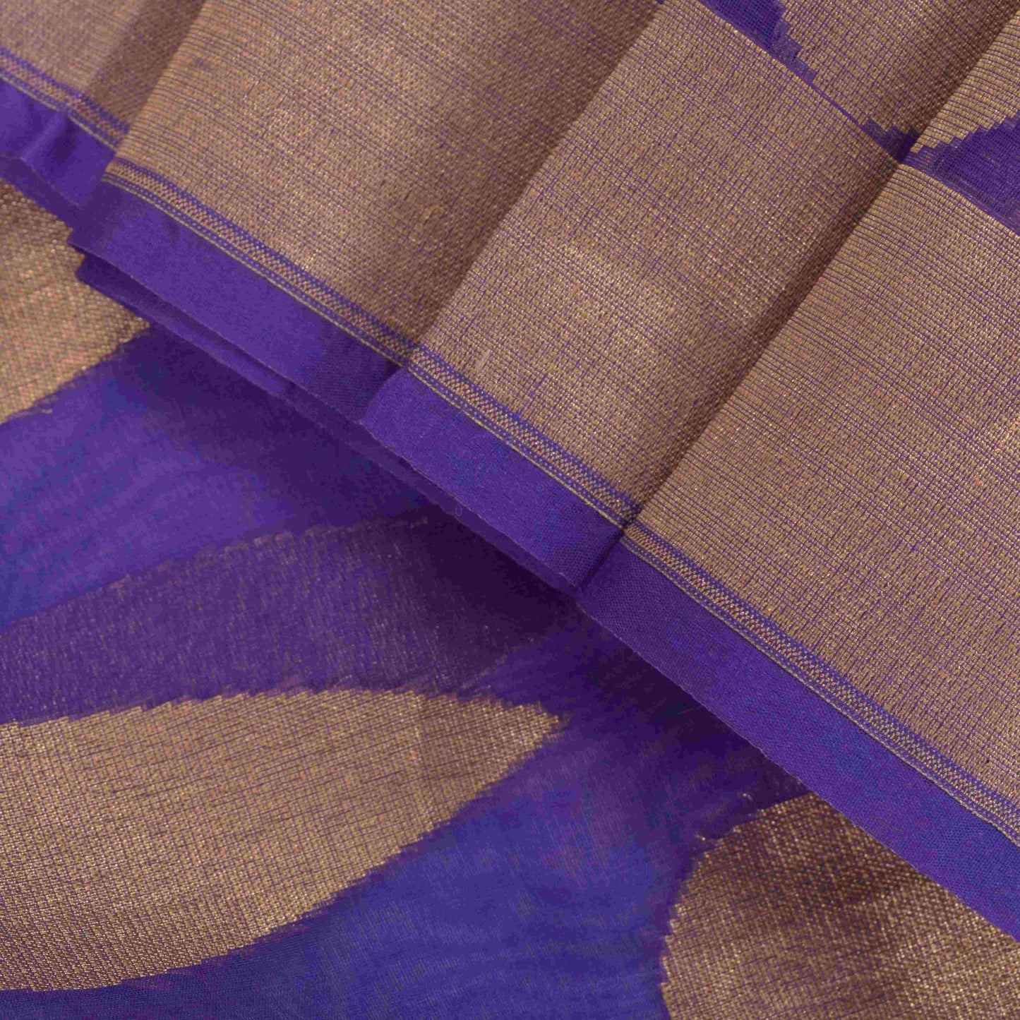 Sanskriti Vintage Blue-Pink Pure Silk Saree Paisley Woven Sari 6+YD Craft Fabric