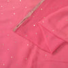 Sanskriti Vintage Soft Pink Pure Chiffon Saree Hand Fardi Mukaish Sari 6YD Craft