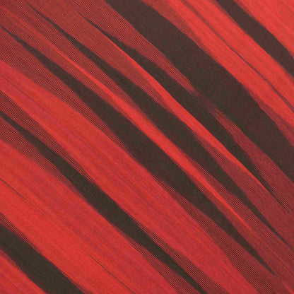 Sanskriti Vintage Soft Red-Black Blend Cotton Saree Woven Sari 6.5+YCraft Fabric