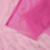 Sanskriti Vintage Purple Soft Net Saree Embroidered Zari Sequins Sari 6Yd Craft