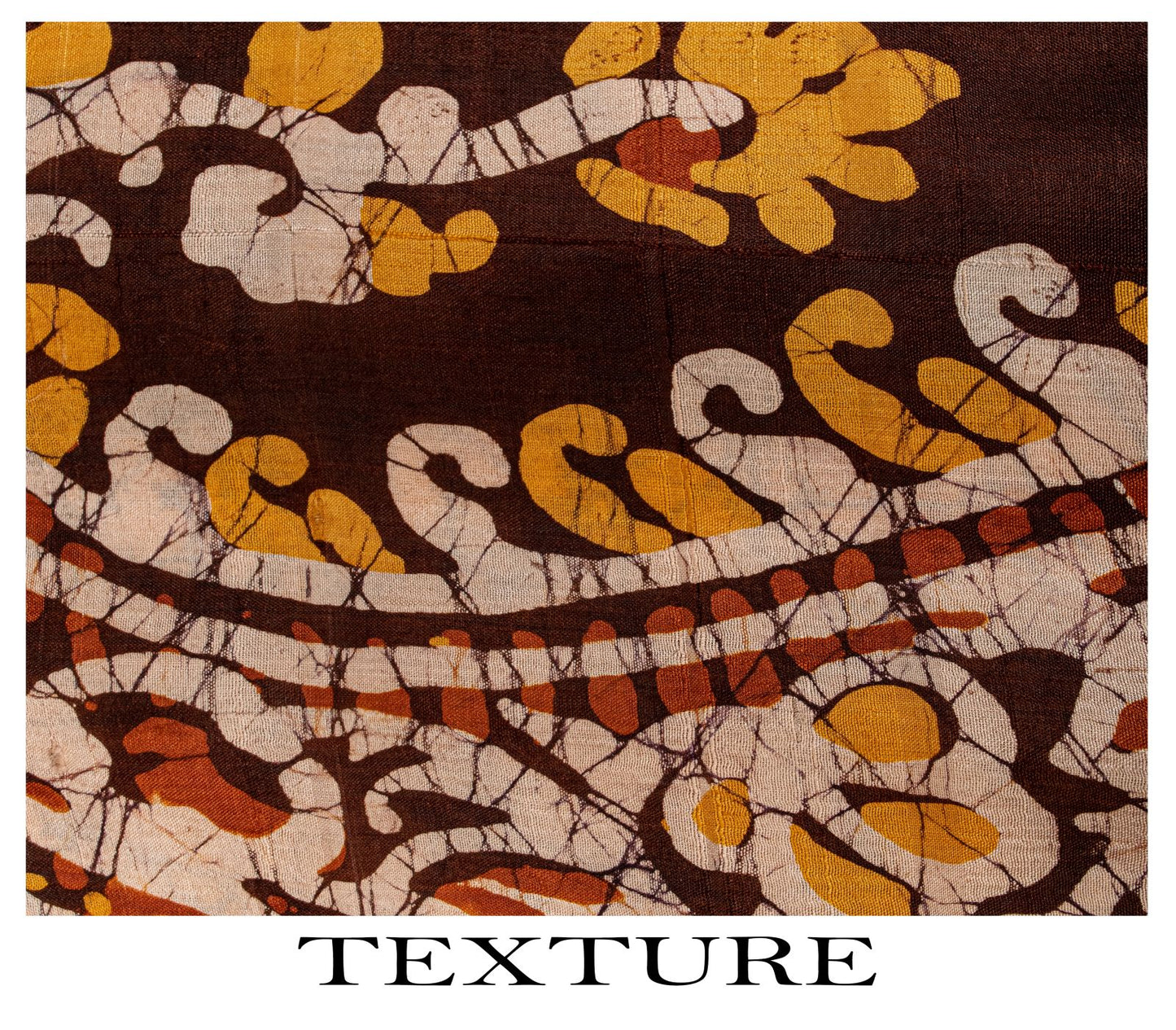 Sanskriti Vintage Saree Yellow Pure Silk Batik Work Craft Fabric Indian 5.5YSari
