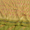 Sanskriti Vintage Cream Pochampally Sarees Pure Silk Ikat Woven Work Ikat Sari