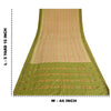 Sanskriti Vintage Cream Pochampally Sarees Pure Silk Ikat Woven Work Ikat Sari