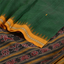 Load image into Gallery viewer, Sanskriti Vintage Saree Rare Odisha Animal HandWoven Ikat Blend Silk Sari Fabric

