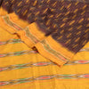 Sanskriti Vintage Saree Unique Pochampally Hand Woven Ikat Pure Silk Sari Sustainable Fabric
