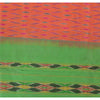 Sanskriti Vintage Saree Pochampally Hand Woven Ikat Pure Silk Sari 5yd Sustainable Fabric