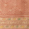 Sanskriti Vintage Saree Brown Sambhalpuri HandWoven Ikat Cotton Silk Sari Sustainable Fabric