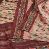 Sanskriti Vintage Sarees Ikat Handwoven Pochampally Pure Silk Sari 5+yd Sustainable Fabric