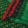 Sanskriti Vintage Sarees GreenIkat Handwoven Pochampally Pure Cotton Sari Sustainable Fabric