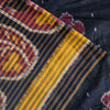 Sanskriti Vintage Red Pure Silk Sarees Ikat Hand Woven Pochampally 5.5 Yard Sari