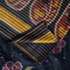 Sanskriti Vintage Red Pure Silk Sarees Ikat Hand Woven Pochampally 5.5 Yard Sari