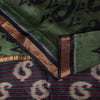 Sanskriti Vintage Green Blend Cotton Sarees Ikat Hand Woven Sambhalpuri 5.5Yd