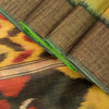 Sanskriti Vintage Yellow Cotton Silk Sarees Ikat Hand Woven Sambhalpuri 5.5 Yard