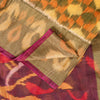 Sanskriti Vintage Brown Cotton Silk Sarees Ikat Hand Woven Sambhalpuri 5+Yd Sari