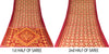 Sanskriti Vintage Dark Red Cotton Silk Sarees Ikat Hand Woven Sambhalpuri 5.5 Yd
