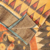 Sanskriti Vintage Yellow Cotton Silk Sarees Ikat Hand Woven Sambhalpuri 5.5 Yd