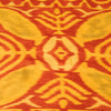 Sanskriti Vintage Yellow Blend Silk Sarees Ikat Handwoven Sambhalpuri 5.5Yd Sari