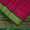 Sanskriti Vintage Pink Pure Silk Saree Peacock Floral Thread Hand-Woven 5.5 YD