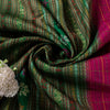 Sanskriti Vintage Pink Pure Silk Saree Peacock Floral Thread Hand-Woven 5.5 YD