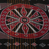 Sanskriti Vintage Mustard Pure Cotton Saree Sambhalpuri Ikat Handwoven 5.5Y Sari