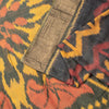 Sanskriti Vintage Black Cotton Silk Saree Ikat Hand Woven Sambhalpuri 5.5Yd Sari