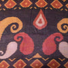 Sanskriti Vintage Pink Cotton Silk Saree Ikat Hand Woven Sambhalpuri 5.5Yd Sari