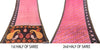 Sanskriti Vintage Pink Cotton Silk Saree Ikat Hand Woven Sambhalpuri 5.5Yd Sari