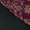 Sanskriti Vintage Black Soft Pure Cotton Saree Ikat Handwoven Sambhalpuri 6.5+Yd