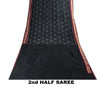 Sanskriti Vintage Black Soft Pure Cotton Saree Ikat Handwoven Sambhalpuri 6.5+Yd