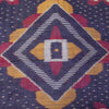 Sanskriti Vintage Green-Blue Soft Cotton Silk Saree Ikat Hand Woven 5.5Yd Sari