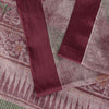 Sanskriti Vintage Pink Soft Pure Cotton Saree Block & Ikat Printed 5.5Yd Sari