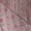 Sanskriti Vintage Pink Soft Pure Cotton Saree Block & Ikat Printed 5.5Yd Sari