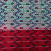 Sanskriti Vintage Blue Pure Silk Saree Ikat Print & Woven 5+Yd Sari Craft Fabric
