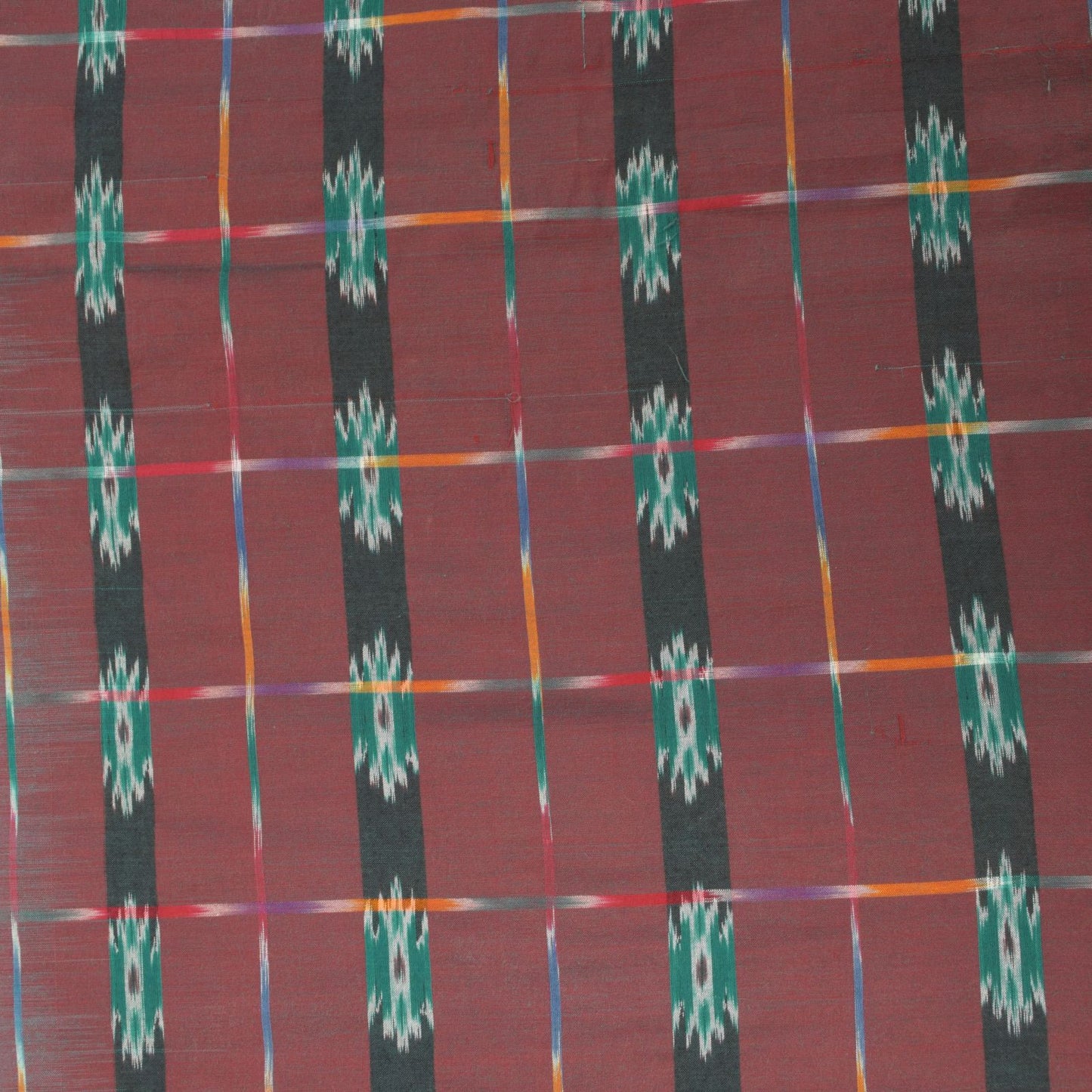 Sanskriti Vintage Blue 100%Pure Silk Saree Ikat Hand Woven Pochampally 5+Yd Sari