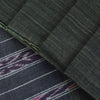 Sanskriti Vintage Black-Yellow Pure Silk Saree Ikat Hand Woven Sambhalpuri 5.5Yd