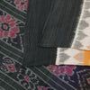 Sanskriti Vintage Black-Yellow Pure Silk Saree Ikat Hand Woven Sambhalpuri 5.5Yd