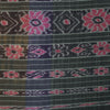 Sanskriti Vintage Black-Yellow Pure Silk Saree Ikat Hand Woven Sambhalpuri 5.5Yd