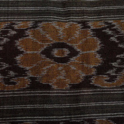 Sanskriti Vintage Red Pure Cotton Saree Peacock Ikat Hand Woven Sambhalpuri Sari