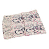 Sanskriti New Viscose Printed Shawl White Stole Scarf Abstract Wrap Scarves