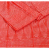 Sanskriti New Woven Silk Scarf Red Stole Paisley Wrap Scarves