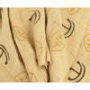 Sanskriti Vintage Ivory Long Shawl/Stole 100% Pure Handloom Cotton Hand Printed