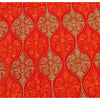 Sanskriti New Indian Scarf Hand Embroidered Aari Work Polywool Shawl Red Stole