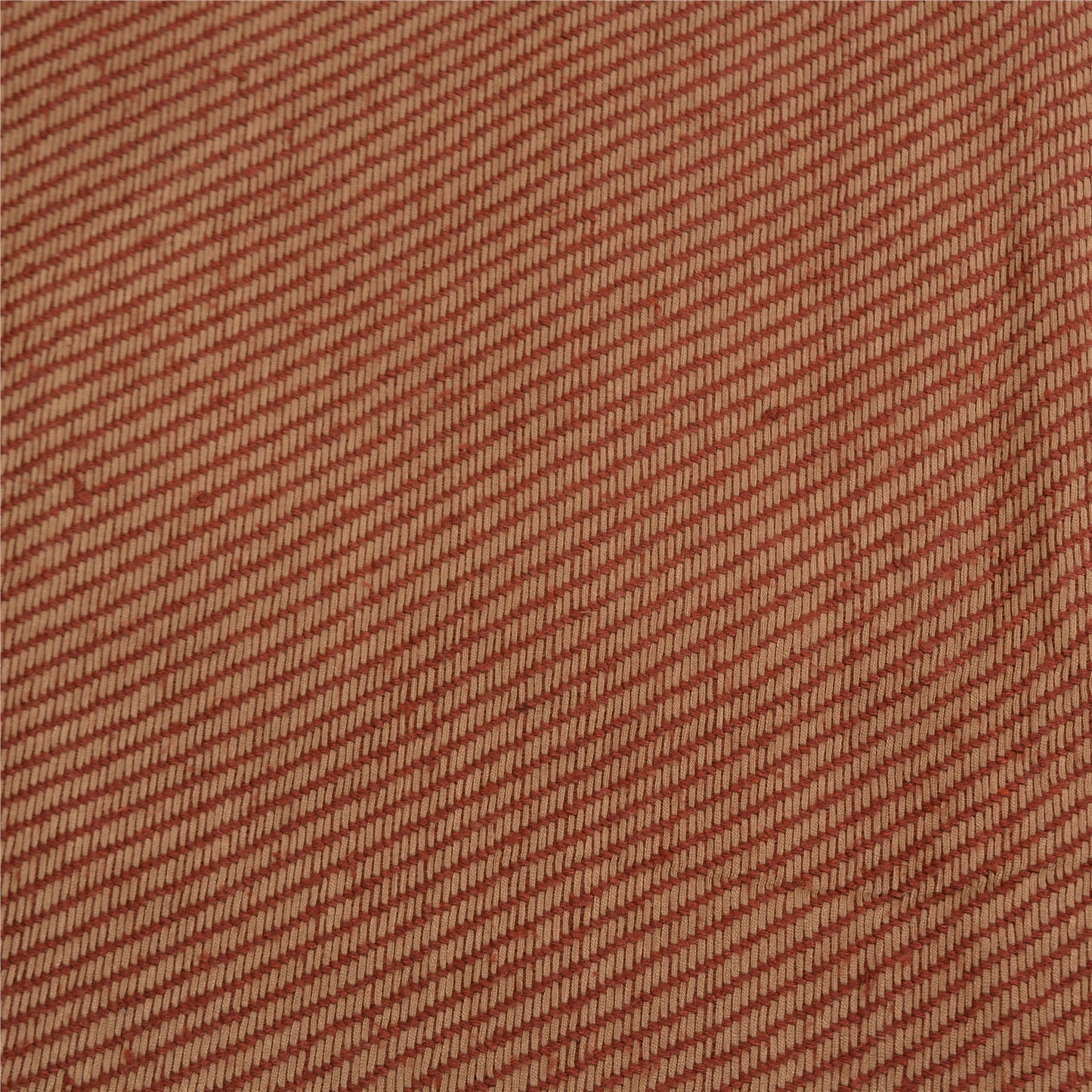 Sanskriti Vintage Red/Brown Pure Cotton Shawl Woven Work Long Stole Veil Scarf