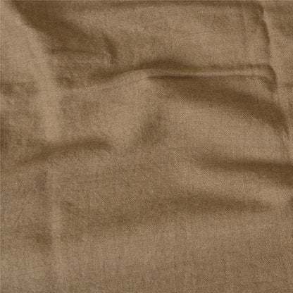 Санскрити Винтаж Коричневый Чистая Шерстяная Шаль Ручной Работы Сюзане Длинный Палантин Шарф